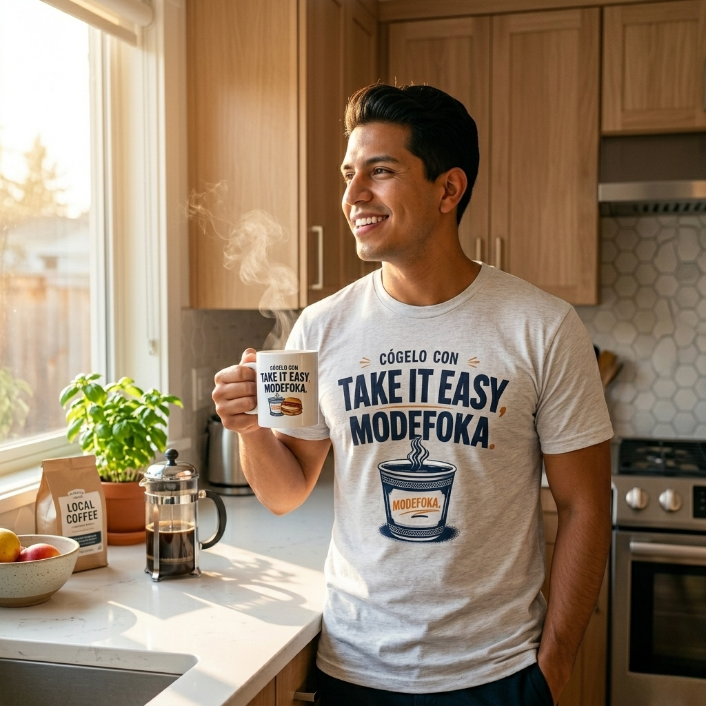 Cógelo Con Take It Easy, Modefoka T-Shirt — NYC Bodega Culture Tee